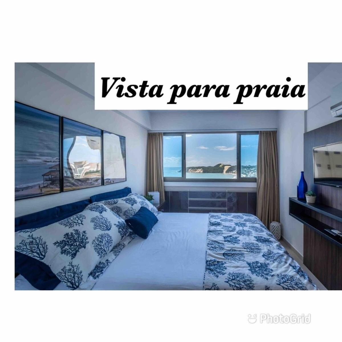 Flat Com 2 Quartos E Vista Mar Da Praia De Pontanegra-Wifi 300 Mb-Garagem-Familia-Criancas-Piscina-Pet Friendly ناتال المظهر الخارجي الصورة