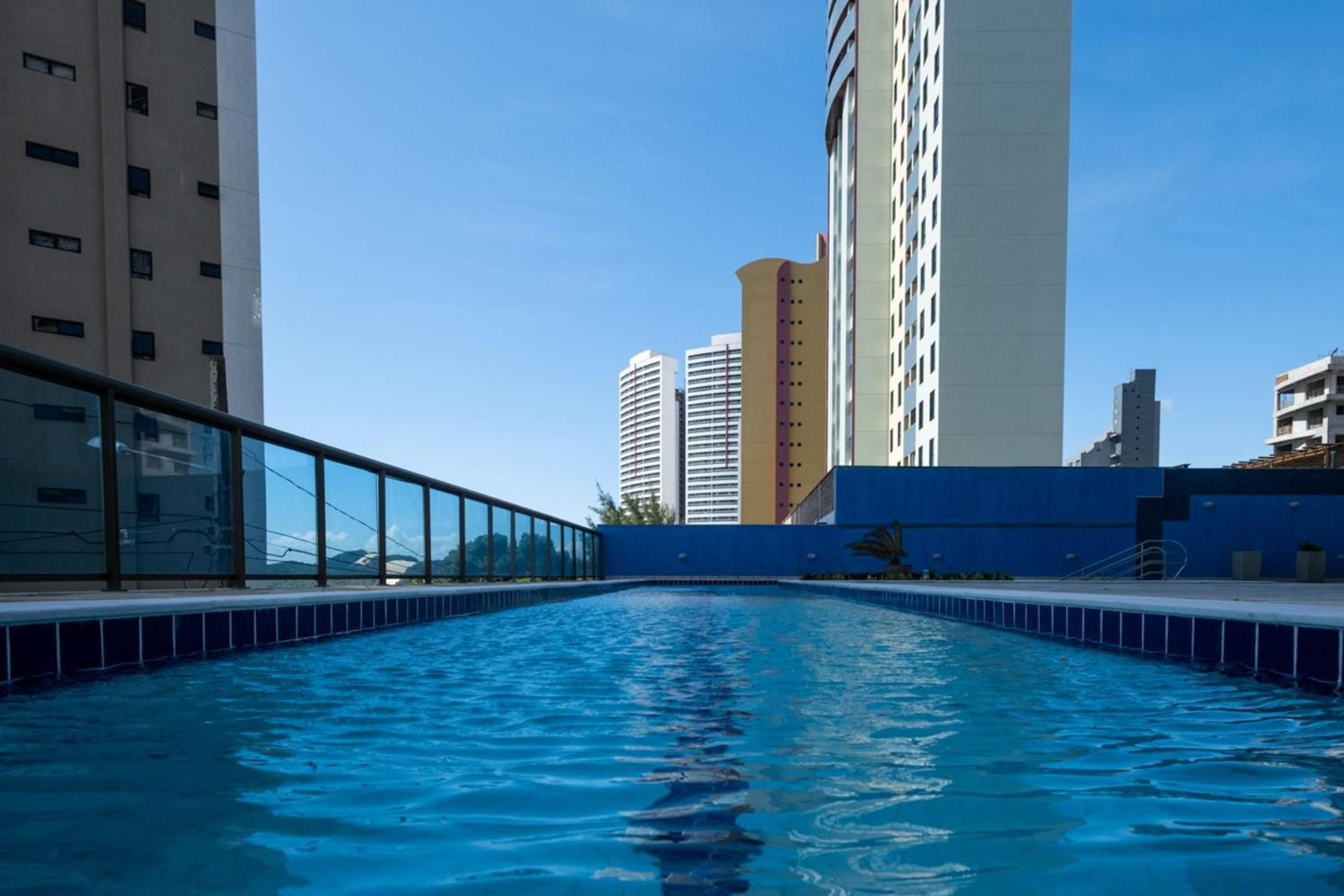 Flat Com 2 Quartos E Vista Mar Da Praia De Pontanegra-Wifi 300 Mb-Garagem-Familia-Criancas-Piscina-Pet Friendly ناتال المظهر الخارجي الصورة