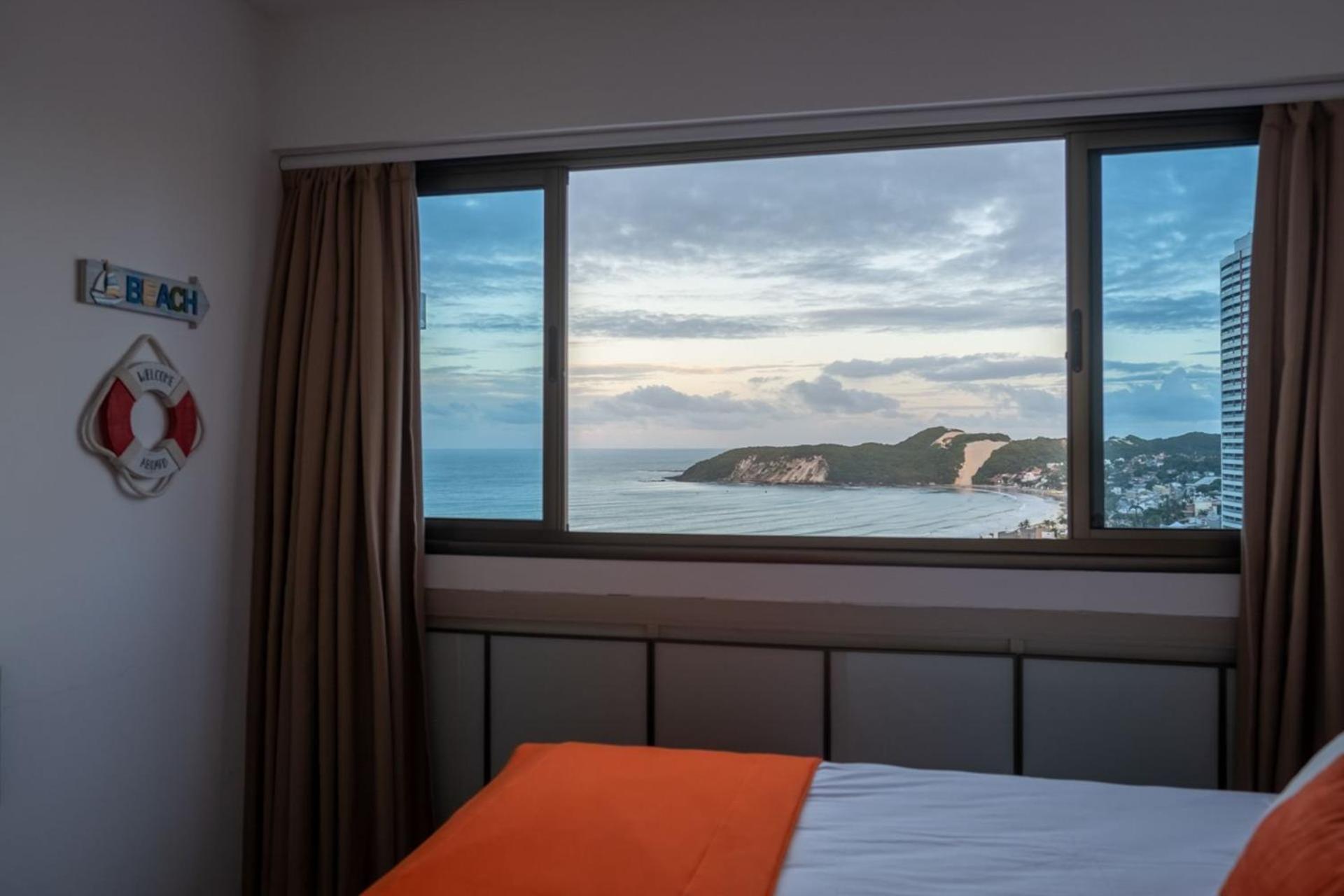 Flat Com 2 Quartos E Vista Mar Da Praia De Pontanegra-Wifi 300 Mb-Garagem-Familia-Criancas-Piscina-Pet Friendly ناتال المظهر الخارجي الصورة