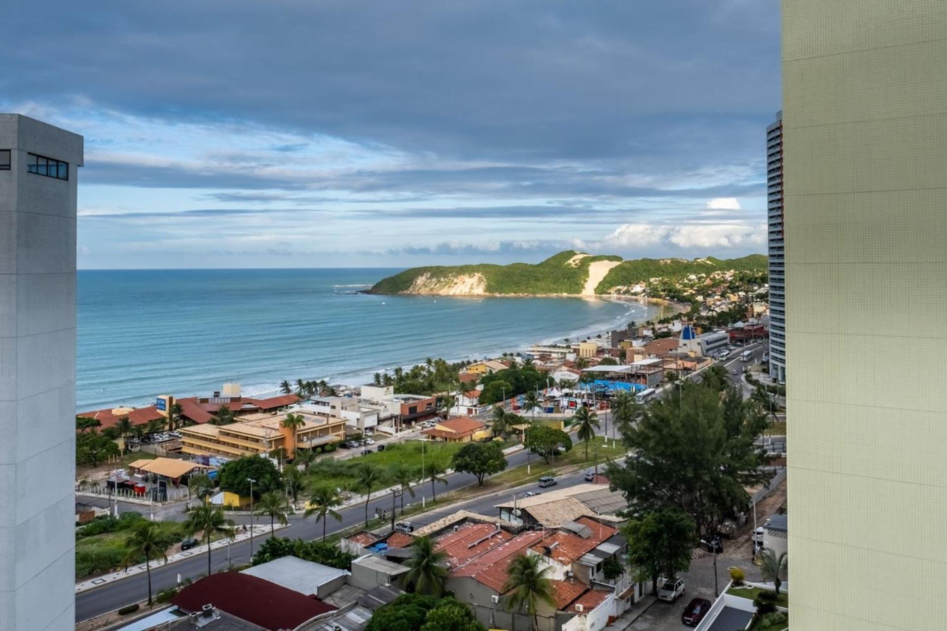 Flat Com 2 Quartos E Vista Mar Da Praia De Pontanegra-Wifi 300 Mb-Garagem-Familia-Criancas-Piscina-Pet Friendly ناتال المظهر الخارجي الصورة