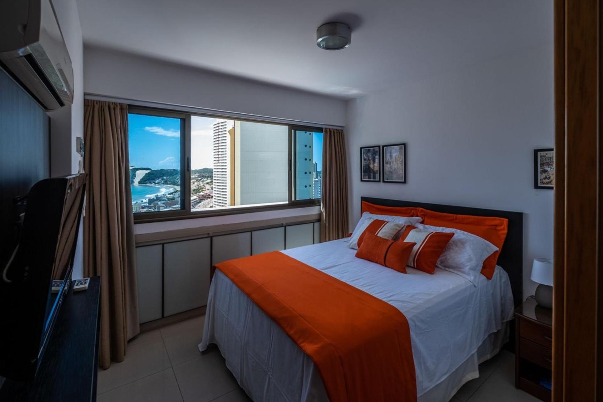 Flat Com 2 Quartos E Vista Mar Da Praia De Pontanegra-Wifi 300 Mb-Garagem-Familia-Criancas-Piscina-Pet Friendly ناتال المظهر الخارجي الصورة